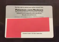 ⭐💥1X Pokemon Online code card Scarlet & Violet 151 Elite Trainer Box new TCGO - Image 1