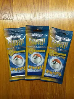 Presstine Shuffle Pokemon Mystery Pack 15 Cards 1/6 Ultra Rare Sealed Brand New - Image 1