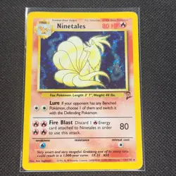 Ninetales - 13/130 - Holo Rare - Base Set 2 - Unlimited - Pokemon Card - HP - Image 1