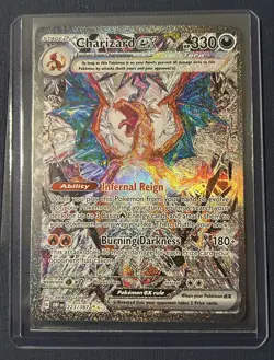 Pokemon TCG Charizard EX Obsidian Flames Card 223/197 Near Mint Condition - Image 1