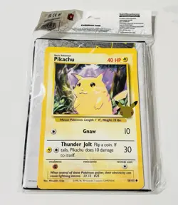 2021 Pokemon Pikachu Large Card, 25th Anniversary - Image 1