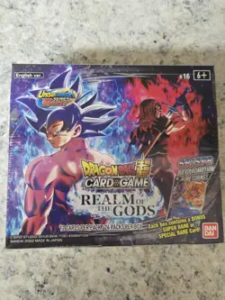 Dragon Ball Super Trading Card Game Realm Of Gods Booster Box ( 24 Packs ) - Image 1