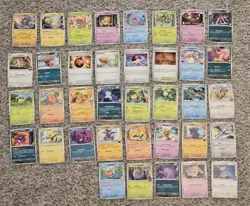 2025 Pokemon Destined Rivals 37 Card Lot - Common and Uncommon - Image 1