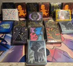 Pokemon ETB Assorted Card Sleeves - Sealed LOT OF 18 - Image 1