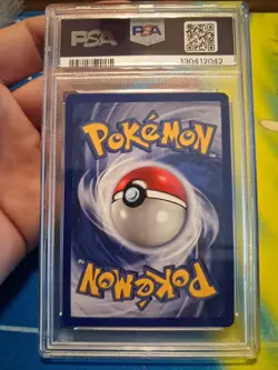 1999 Pokemon Base Set Machop 1st Edition Shadowless Card 52/102 Psa 5 - Image 2