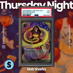 2025 LORCANA EN 8 REIGN OF JAFAR #211 MOTHER GOTHEL KNOWS BEST ENCHANTED PSA 9 - Image 1