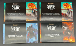 4x MTG X Secret Lair Promo God of War Norse Geek Sol Ring Foil Edition Sealed - Image 1