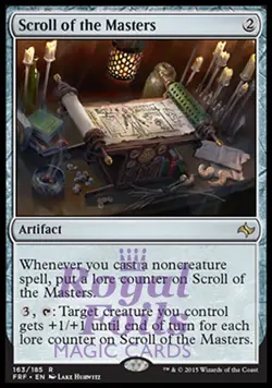 Scroll of the Masters 2x FOIL FRF MTG Fate Reforged Rare MINT artifact - Image 1