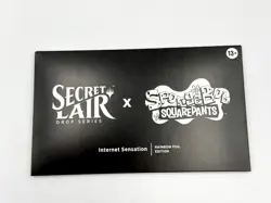 MTG Secret Lair x Spongebob Squarepants Rainbow Foil Edition New & Sealed - Image 1