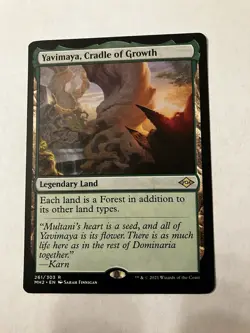 Yavimaya, Cradle of Growth Magic The Gathering MTG Modern Horizons 2 Regular - Image 1