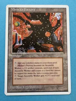 Mishra's Factory MTG Core Set 4th Edition Regular - LP - Image 1