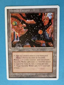 Mishra's Factory MTG Core Set 4th Edition Regular - LP - Image 3