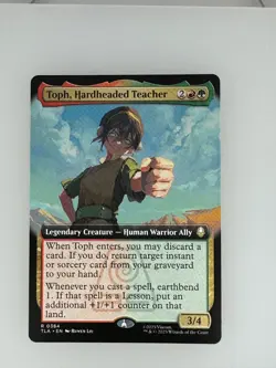 MTG Avatar: The Last Airbender Toph, Hardheaded Teacher (Extended Art) 384 NM - Image 1