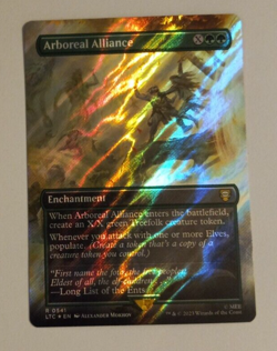Arboreal Alliance Borderless Surge Foil NM/M Magic LOTR MTG Lord of the Rings - Image 1