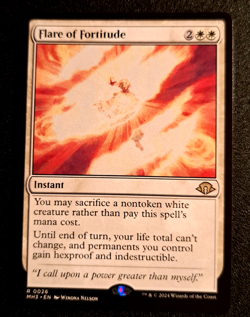 Flare of Fortitude - 0026 - Rare - Modern Horizons 3 MH3 MTG - Image 1