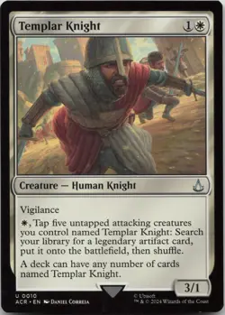 Templar Knight U Universes Beyond: Assassin's Creed 10 - LP MTG - Image 1