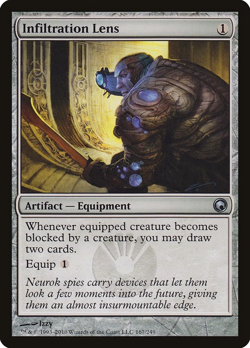 MTG Magic the Gathering Infiltration Lens (167/259) Scars of Mirrodin LP - Image 1