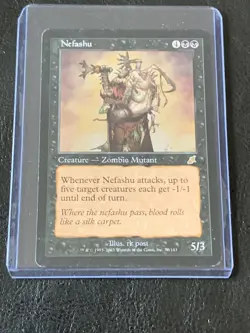 Nefashu MTG Scourge Magic The Gathering DDcards WOTC Black Rare - Image 1
