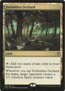 Forbidden Orchard R Commander 2016 296 - LP MTG - Image 1