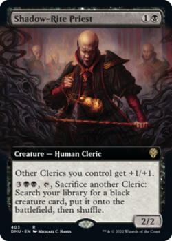 1x Shadow-Rite Priest ~ Extended Art NM-Mint, English Dominaria United MTG Magic - Image 1
