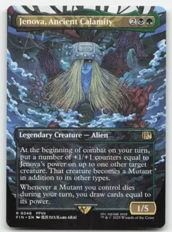 MTG FINAL FANTASY #346 Jenova, Ancient Calamity (Borderless) LP+ - Image 1
