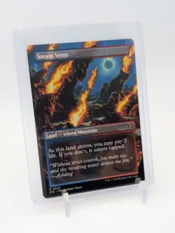 MTG - Steam Vents - Borderless Rare #348 - Lorwyn Eclipsed NM - Image 2