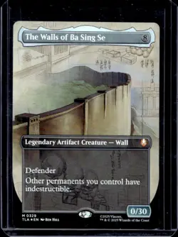2025 Magic The Gathering The Walls of Ba Sing Se Borderless Foil #329 - Image 1