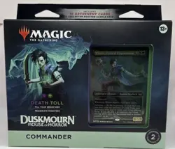 Magic The Gathering MTG Duskmourn Commander Deck-Death Toll -100 Cards - Image 1