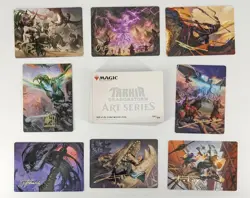 Tarkir Dragonstorm - Complete MTG Art Series 54 Cards (Gold-Stamped) - NM - Image 1