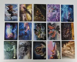 Tarkir Dragonstorm - Complete MTG Art Series 54 Cards (Gold-Stamped) - NM - Image 3