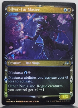 Foil - Silver-Fur Master (Showcase) - Kamigawa: Neon Dynasty - NEO - 353 - MTG - Image 1