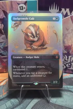 Badgermole Cub (Borderless) Avatar: The Last Airbender Foil - Image 1
