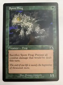 MTG Spore Frog, Near Mint, Prophecy - Image 1