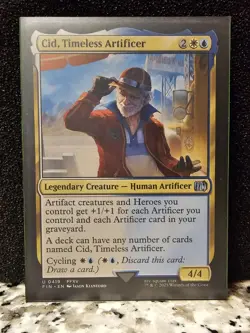 Final Fantasy MTG - Cid, Timeless Artificer #419 Non-Foil (Near Mint) - Image 2