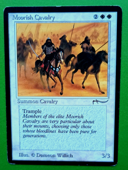 Magic the Gathering MTG Arabian Nights MOORISH CAVALRY MP C 1993 VINTAGE NICE - Image 2