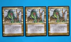 Magic the Gathering MTG Legends LORD MAGNUS X 3 LP/EX U 1994 Vintage Nice!! - Image 1
