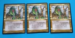 Magic the Gathering MTG Legends LORD MAGNUS X 3 LP/EX U 1994 Vintage Nice!! - Image 2