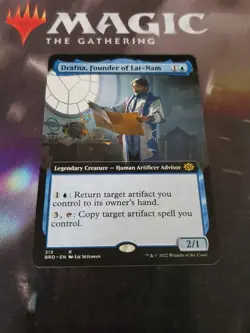 MTG. Drafna, Founder of Lat-Nam. Extended Art. The Brothers' War. Pack Fresh - Image 1