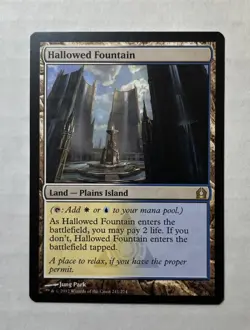 Hallowed Fountain X1 - NM/M - Return to Ravnica MTG Magic The Gathering English - Image 1