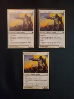 3x PERIMETER CAPTAIN Worldwake NM MTG Magic the Gathering Tcg See Pics - Image 1