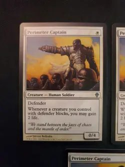 3x PERIMETER CAPTAIN Worldwake NM MTG Magic the Gathering Tcg See Pics - Image 2