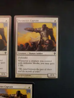 3x PERIMETER CAPTAIN Worldwake NM MTG Magic the Gathering Tcg See Pics - Image 3