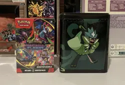 Pokemon TCG Phantasmal Flames Booster Bundle Stacking Tin New Sealed - Image 1