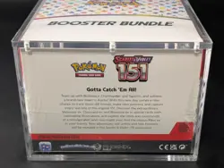 Pokemon 151 SV3.5 Booster Bundle Display Factory Sealed Case W/Acrylic Case - Image 3