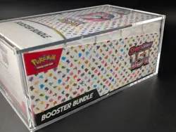 Pokemon 151 SV3.5 Booster Bundle Display Factory Sealed Case W/Acrylic Case - Image 4