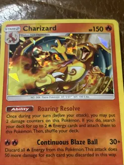 Pokemon TCG Sun & Moon Team Up Charizard 14/181 - - Image 2