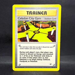 2000 POKEMON GYM HEROES CELADON CITY GYM 107/132 (UNCOMMON) MP - Image 1