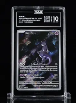 TAG 10 (971) Mewtwo #052 Black Star Promo - 2023 Pokemon TCG UPC 151 - Image 1