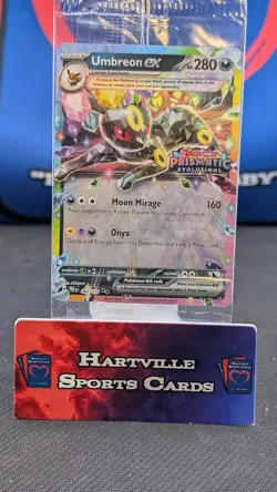 Umbreon EX 060/131 Prismatic Evolutions Stamped Promo Pokemon TCG NM (sealed) - Image 1
