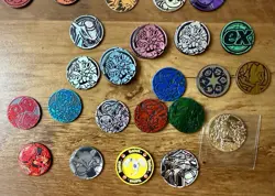 Pokemon Coin Lot x35 RARE! TCG Coins 1 Pin - Image 3